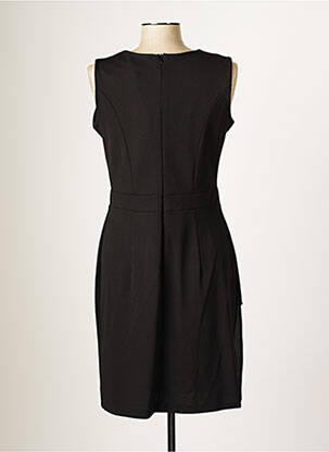 Rochie midi fără mâneci fără mâneci negru BLANC BOHEME femeie