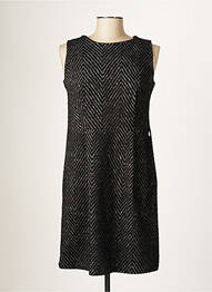 Rochie midi fără mâneci fără mâneci negru BLANC BOHEME femme
