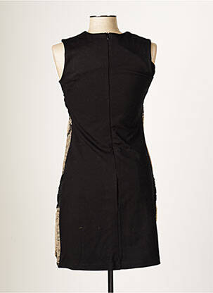 Rochie midi fără mâneci fără mâneci negru BLANC BOHEME femeie