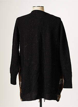 Vestă cu mâneci lungi elasticitate negru BLANC BOHEME femeie