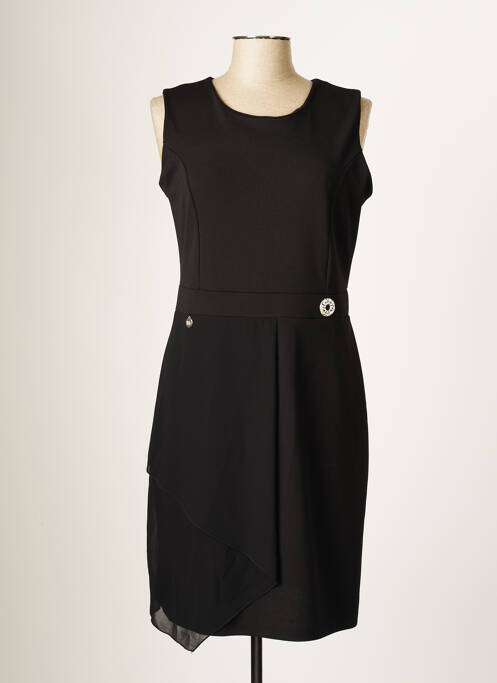 Rochie midi negru BLANC BOHEME femeie