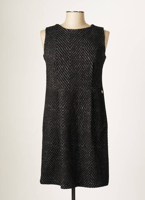 Rochie midi negru BLANC BOHEME femeie