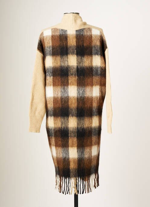 Vestă cu mâneci lungi bej BLANC BOHEME femeie