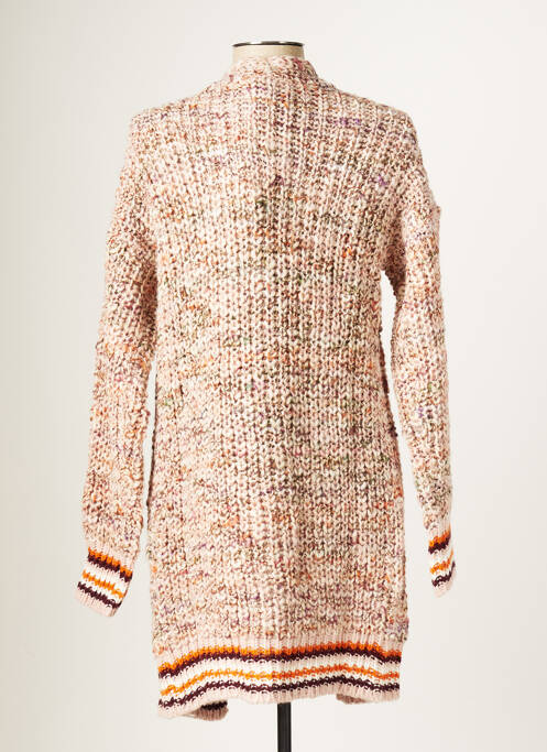 Vestă cu mâneci lungi roz BLANC BOHEME femeie