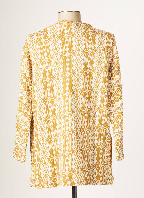 Vestă cu mâneci lungi bej BLANC BOHEME femeie