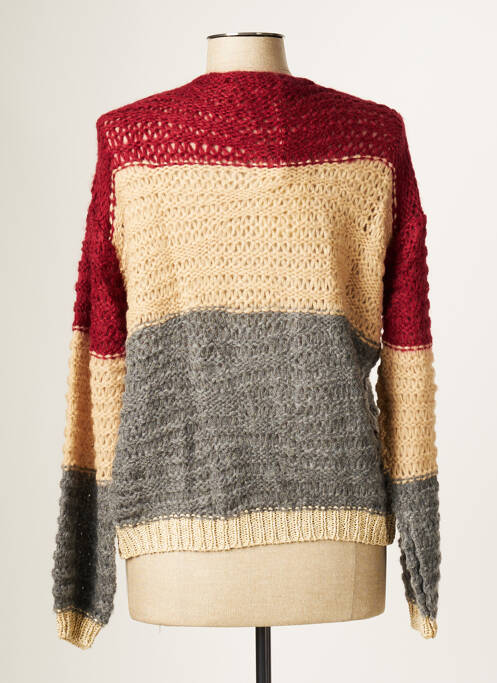 Vestă cu mâneci lungi bej BLANC BOHEME femeie