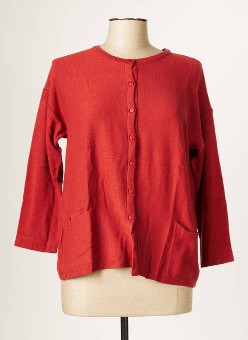 Vestă cu mâneci lungi portocaliu BLANC BOHEME femeie