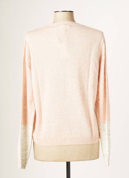 Vestă cu mâneci lungi roz BLANC BOHEME femeie