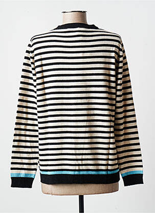 Pulover guler rotund mâneci lungi bej BLANC BOHEME femeie
