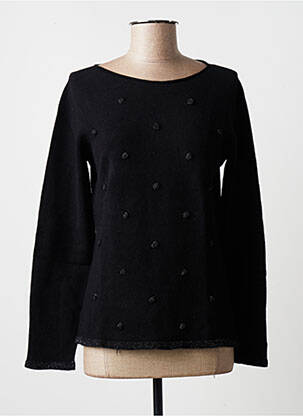 Pulover negru BLANC BOHEME femeie