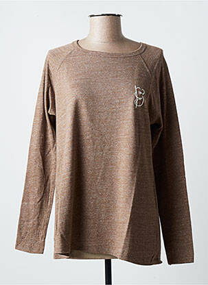 Tricou maro BLANC BOHEME femeie