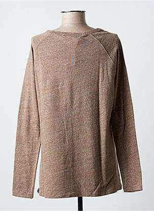 Tricou mâneci lungi mâneci lungi maro BLANC BOHEME femeie
