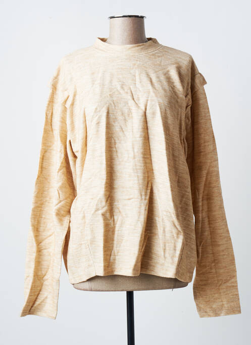 Top bej BLANC BOHEME femeie