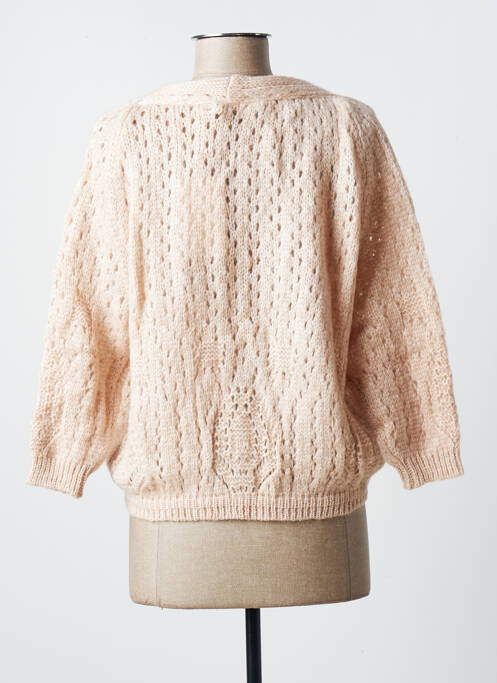 Vestă cu mâneci lungi roz BLANC BOHEME femeie