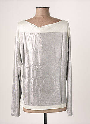 Tricou mâneci lungi mâneci lungi gri BLANC BOHEME femeie