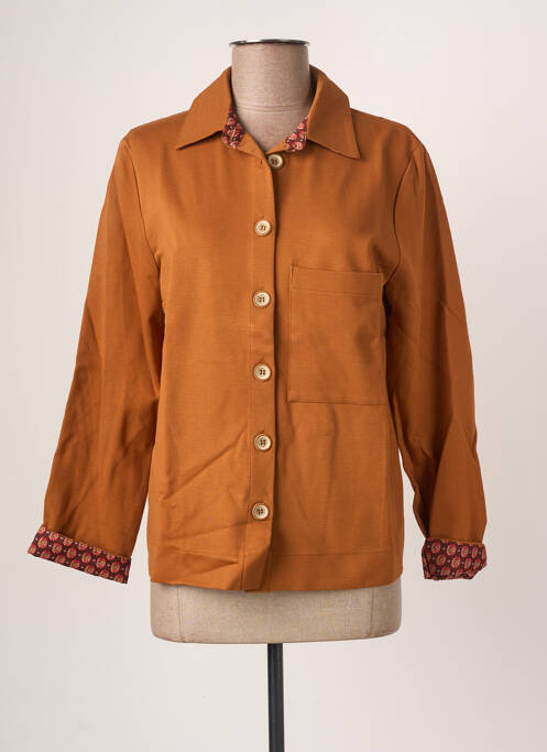 Cămașă maro BLANC BOHEME femeie