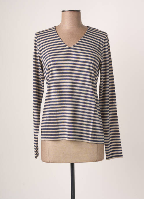 Top albastru BLANC BOHEME femeie