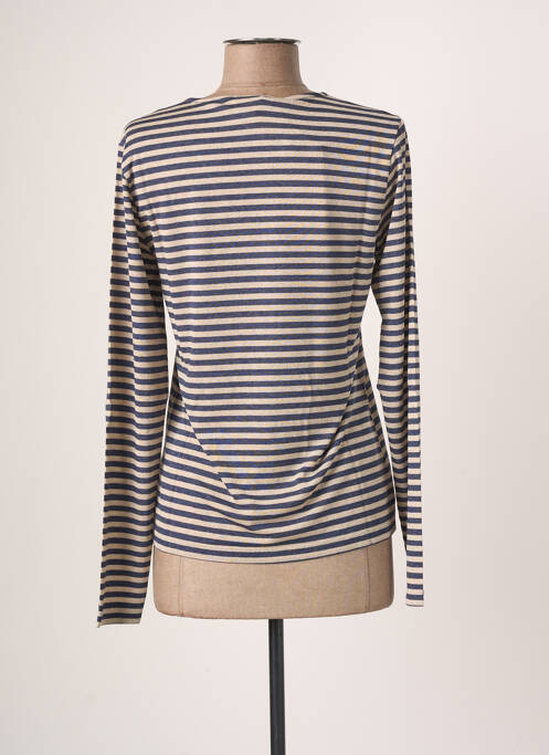 Top albastru BLANC BOHEME femeie