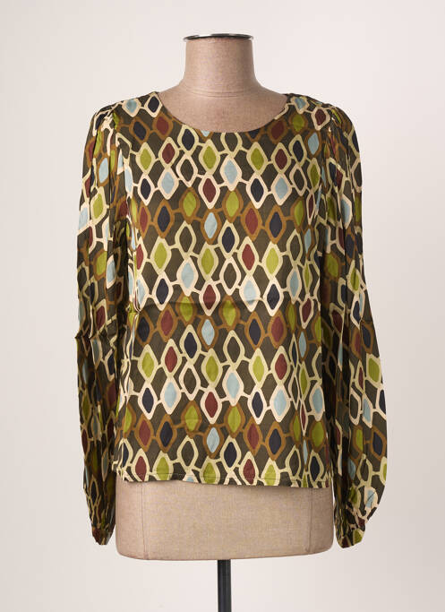 Bluză verde BLANC BOHEME femeie