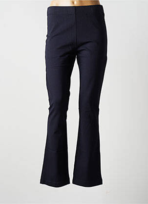 Pantalon drept elasticitate mărime normală albastru BLANC BOHEME femeie