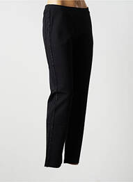 Pantalon drept elasticitate mărime normală negru BLANC BOHEME femeie