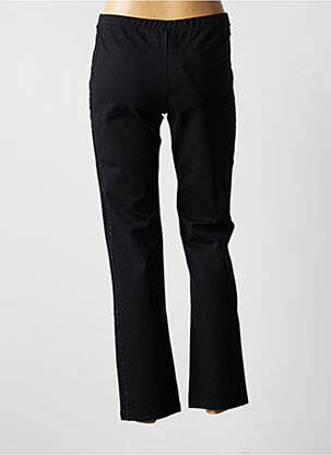 Pantalon drept elasticitate mărime normală negru BLANC BOHEME femeie