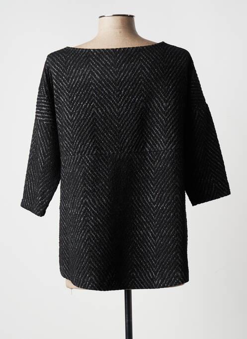 Top negru BLANC BOHEME femeie