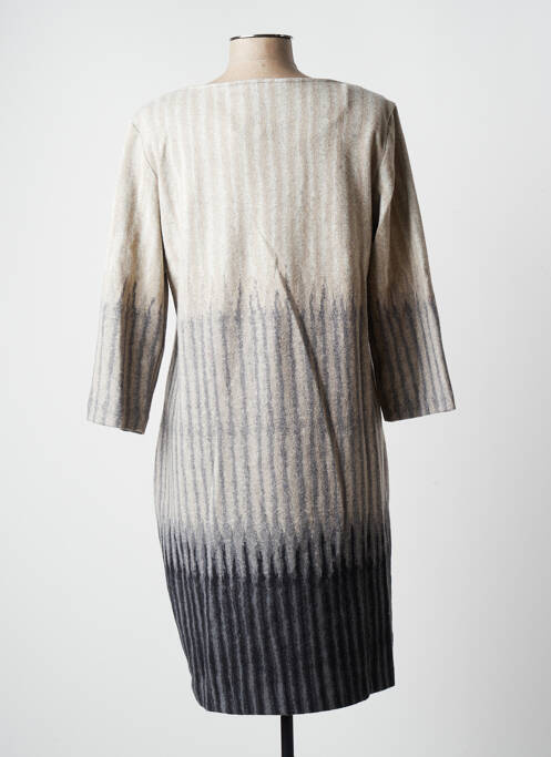 Rochie midi bej BLANC BOHEME femeie