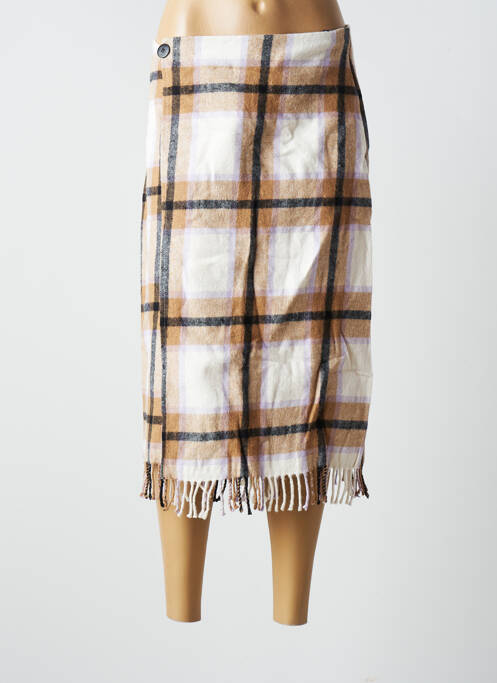 Fustă midi bej BLANC BOHEME femeie