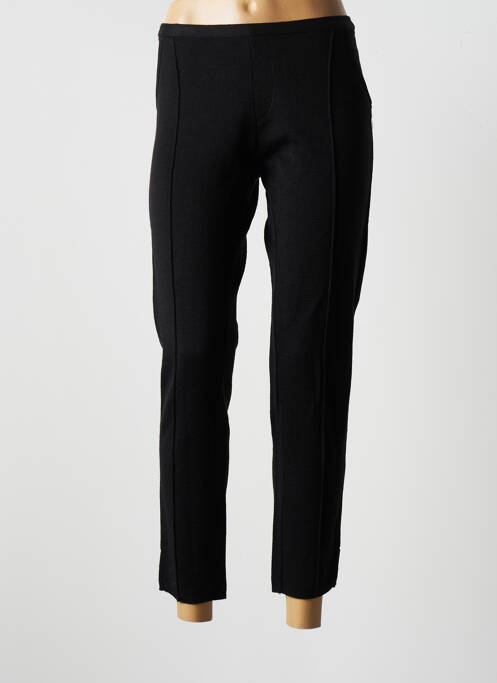 Pantalon 7/8 negru BLANC BOHEME femeie