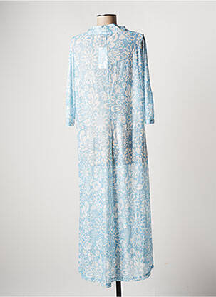 Rochie midi imprimeu floral mâneci 3/4 albastru MOLLY BRACKEN femeie