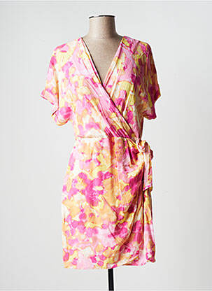 Rochie midi roz VERO MODA femeie