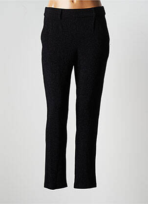 Pantalon slim talie elastică mărime normală negru JDY femeie