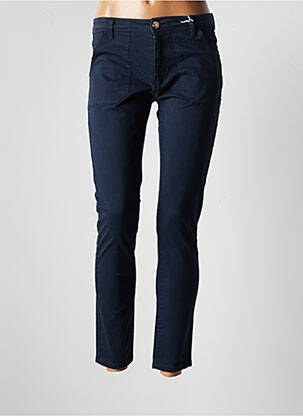 Pantalon 7/8 elasticitate mărime normală albastru F.A.M. femeie