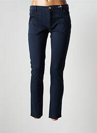 Pantalon 7/8 elasticitate mărime normală albastru F.A.M. femme