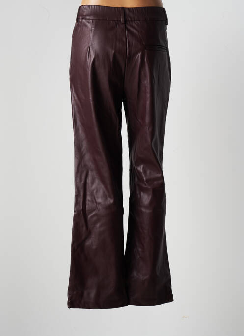 Pantalon drept roșu F.A.M. femeie