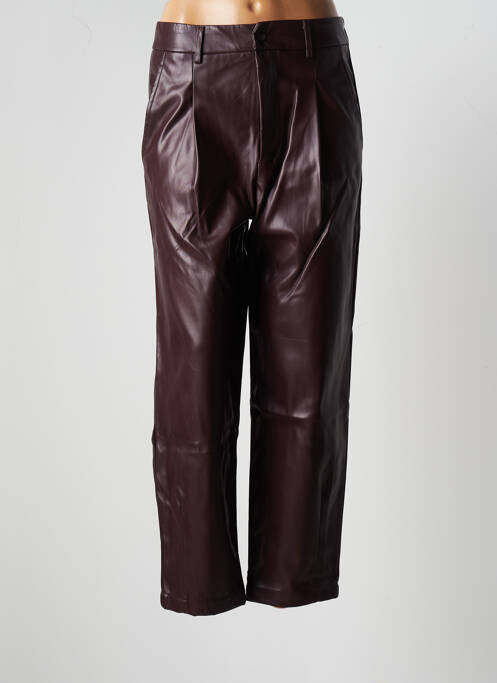 Pantalon drept roșu F.A.M. femeie