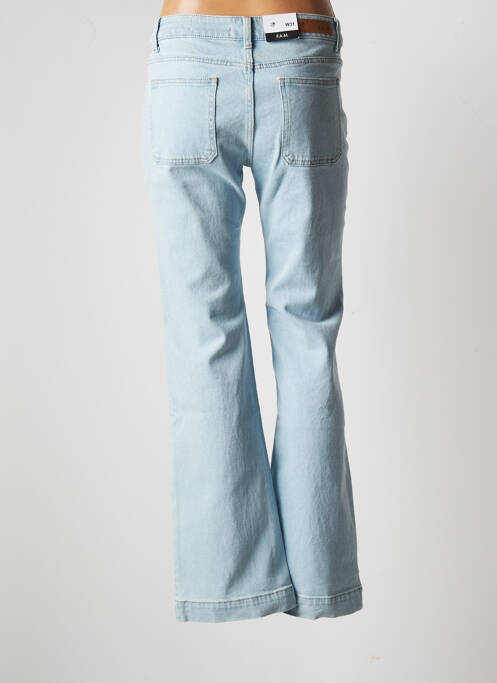 Blugi bootcut albastru F.A.M. femeie