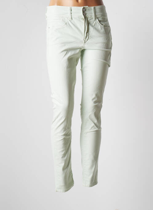 Pantalon slim verde SALSA femeie