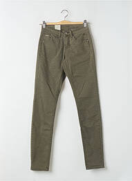 Pantalon slim elasticitate mărime normală verde CREAM femme