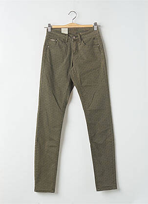 Pantalon slim verde CREAM femeie