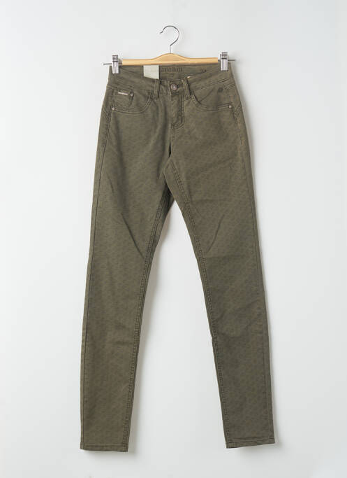 Pantalon slim verde CREAM femeie