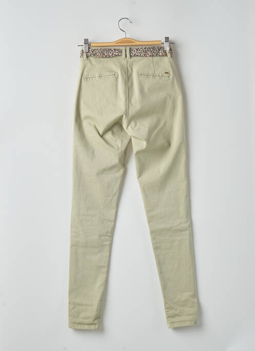 Pantalon chino verde LE TEMPS DES CERISES femeie