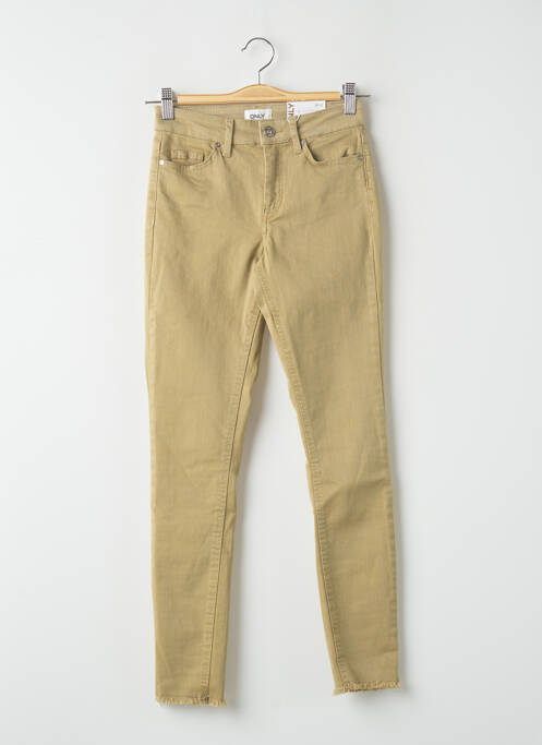 Pantalon slim verde ONLY femeie