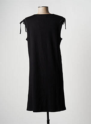 Rochie de plajă mâneci scurte negru HAJO femeie