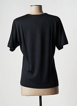 Tricou serigrafie mâneci scurte negru FREYA femeie