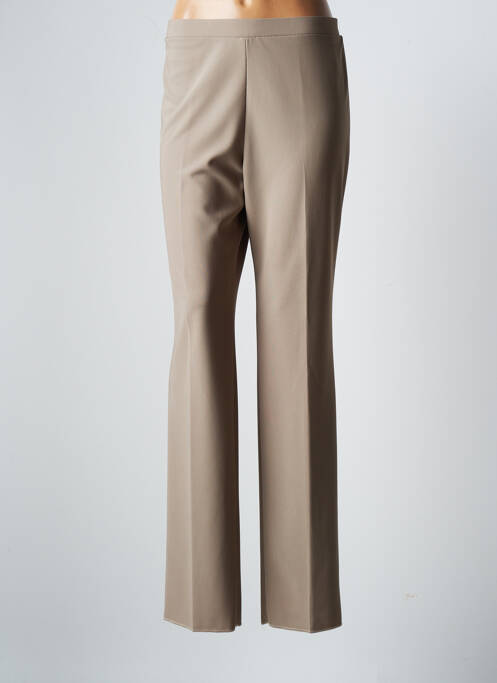 Pantalon drept elasticitate mărime normală maro CHRISTIAN MARRY femme