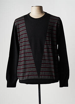 Pulover elasticitate mâneci lungi negru FISCHER bărbat
