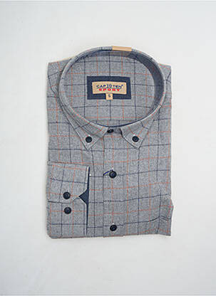 Cămașă cu mâneci lungi gri CAP 10 TEN bărbat