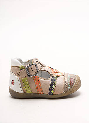 Sandale/Pantofi decupați bej GBB băiat